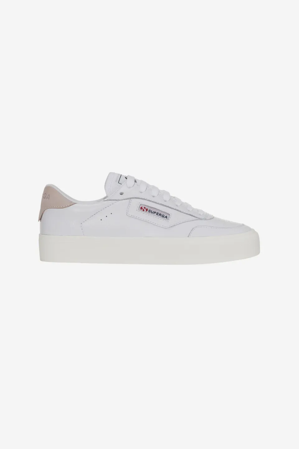 3843 All White Leather Sneaker