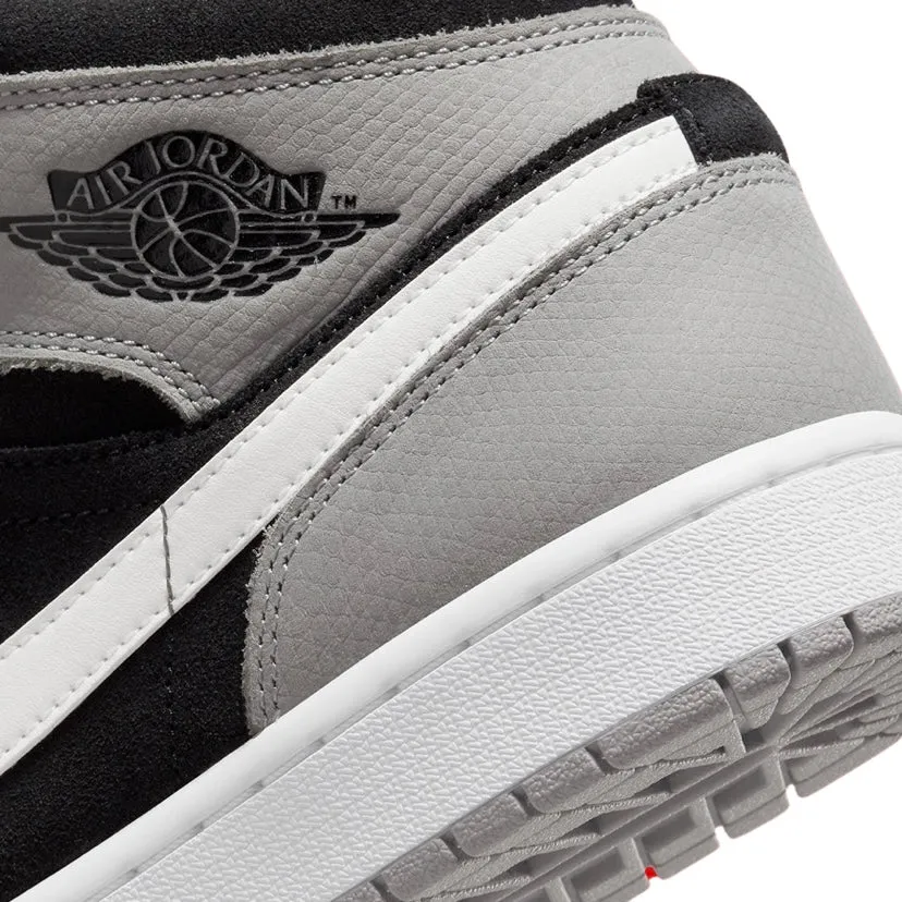 Air Jordan 1 GS Elephant Print Black White Grey Cement