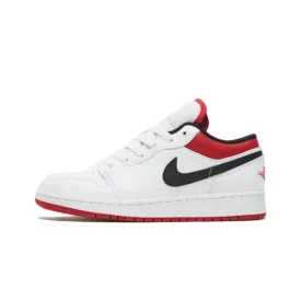 Air Jordan 1 Low GS White Gym Red