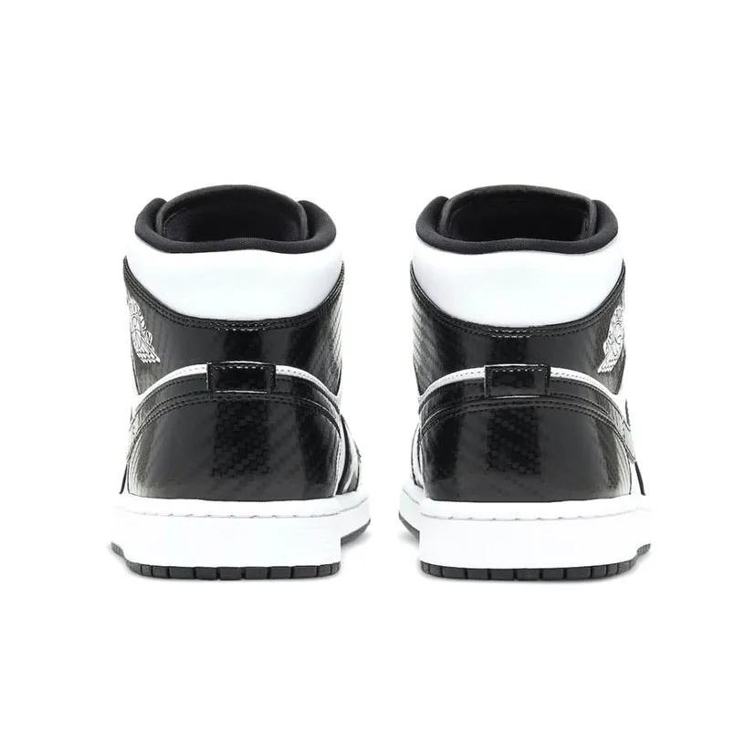 Air Jordan 1 Mid SE Carbon Fibre Black White