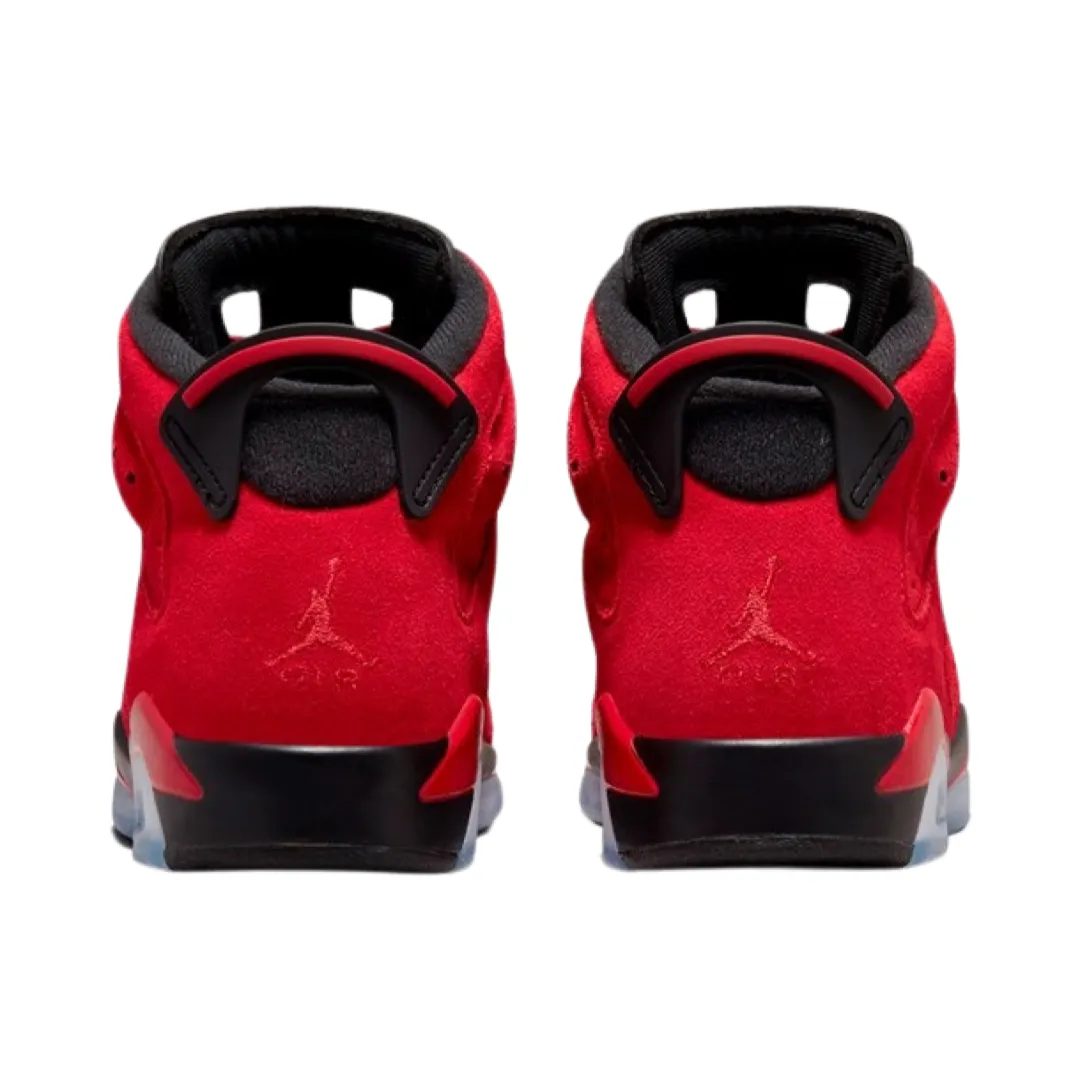 Air Jordan 6 Retro GS Toro Bravo Varsity Red Black Grade School 384665-600