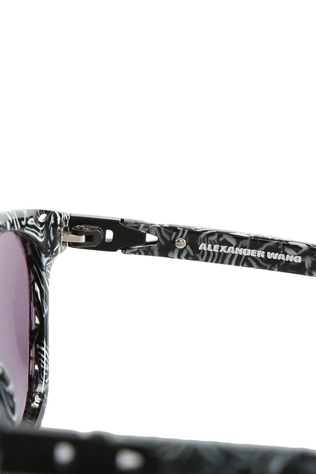 Alexander Wang Zebra Print Sunglasses