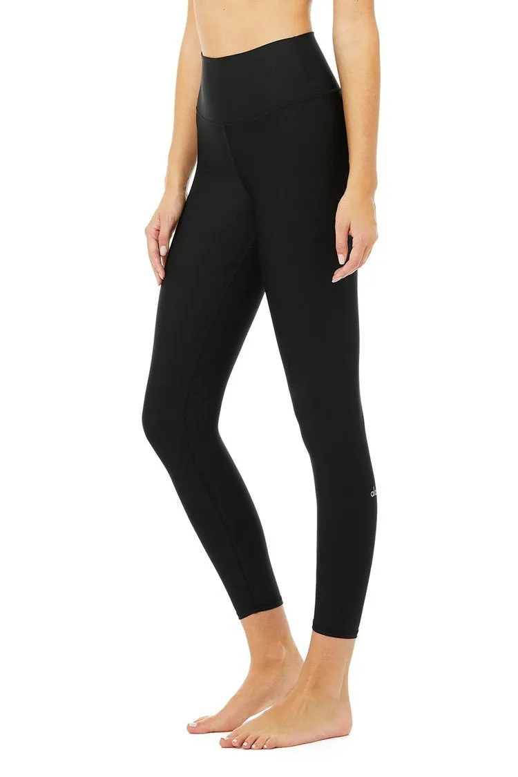 Alo Yoga Women's High Waist Airlift 7/8 Leggings - Black