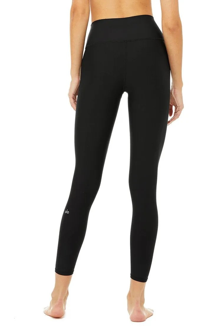 Alo Yoga Women's High Waist Airlift 7/8 Leggings - Black