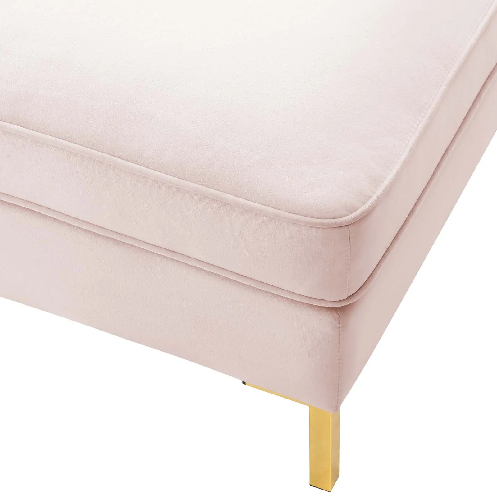 Ardent Performance Velvet Ottoman by Modway