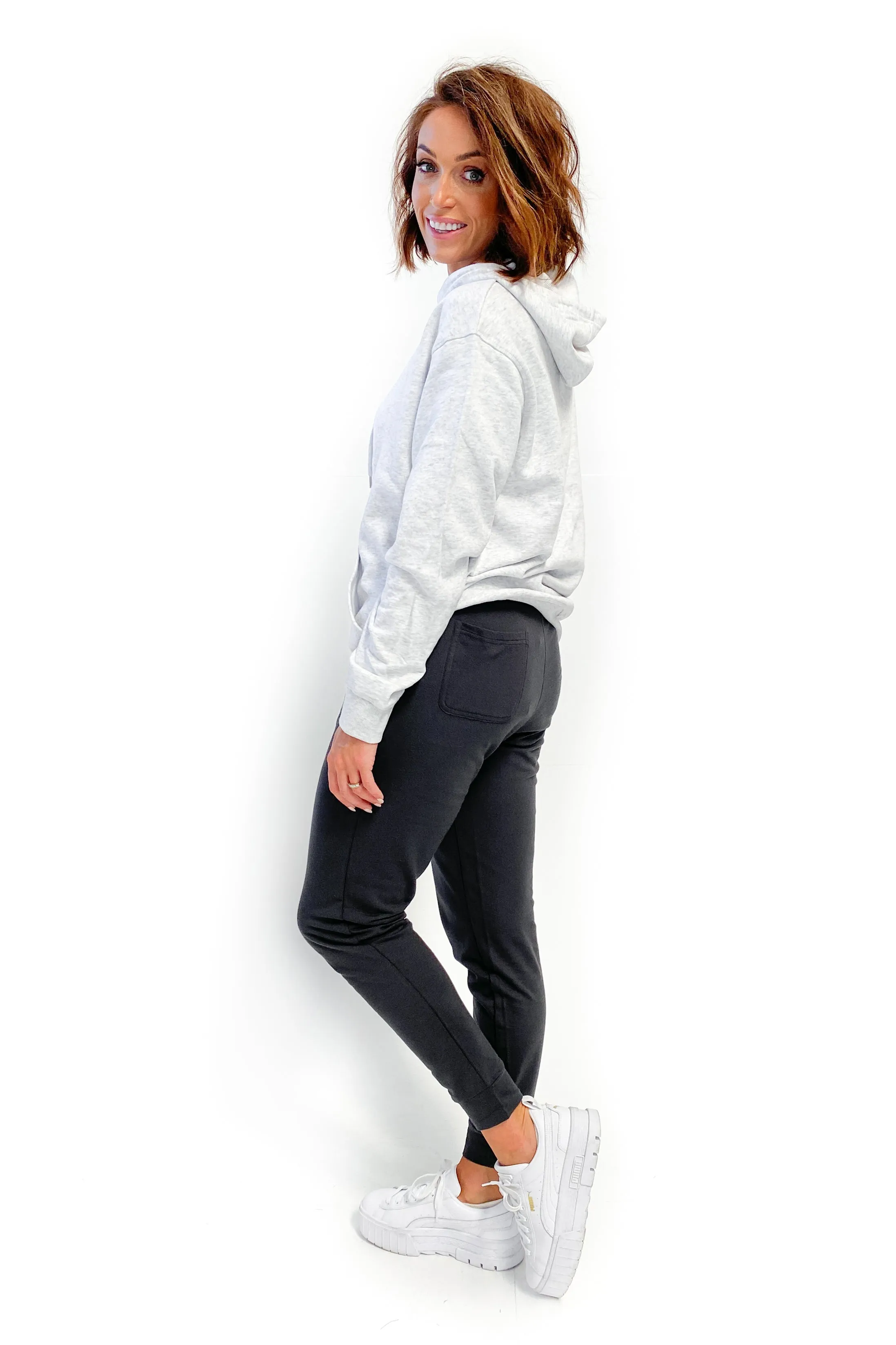 Betty Basics Lindsay Jogger Gunmetal