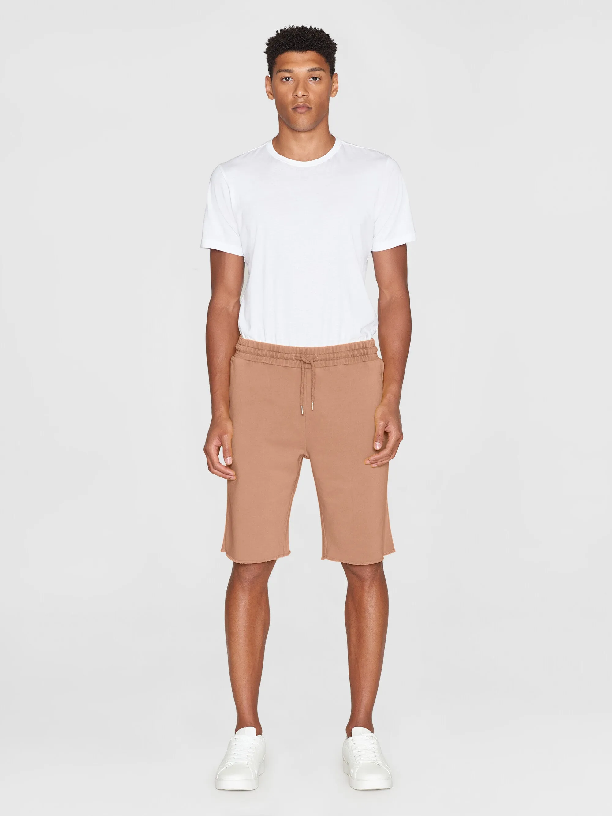 BIRCH sweat shorts - GOTS/Vegan - Chocolate Malt