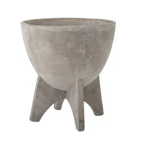 Bloomingville AH0470 Flower Pot, Large, Grey