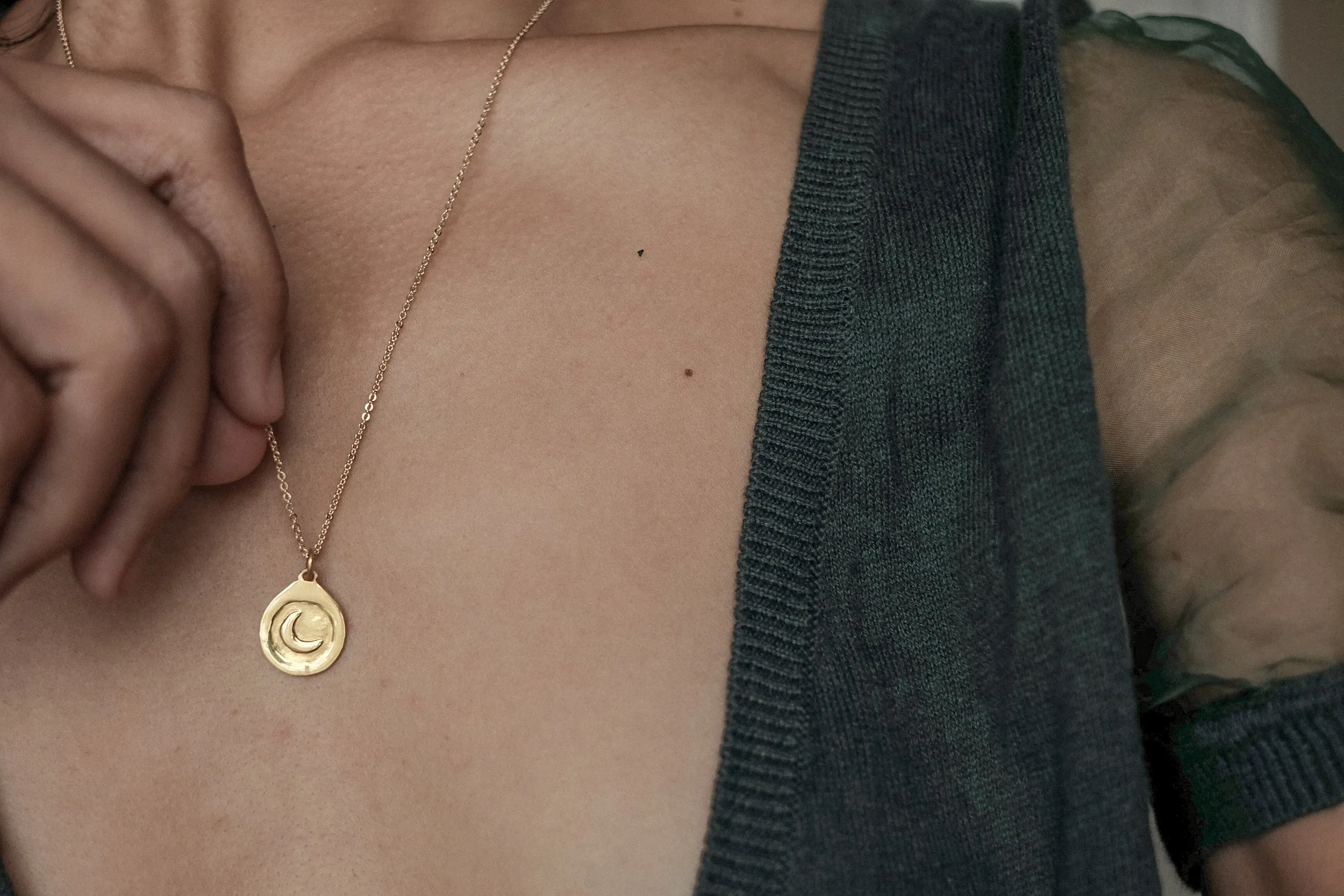 Buwan Necklace, Gold | MM x Choleil