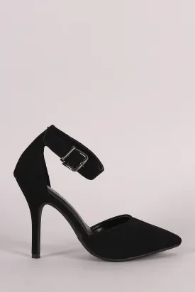 Caged Pointy Toe Dorsay Pump