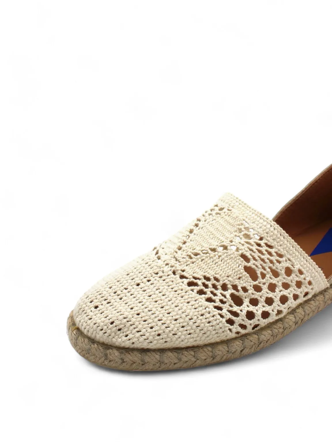 Carmen Crochet Flat Espadrilles