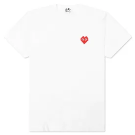 COMME des GARÇONS Play x Invader Pixel Heart T-Shirt - White