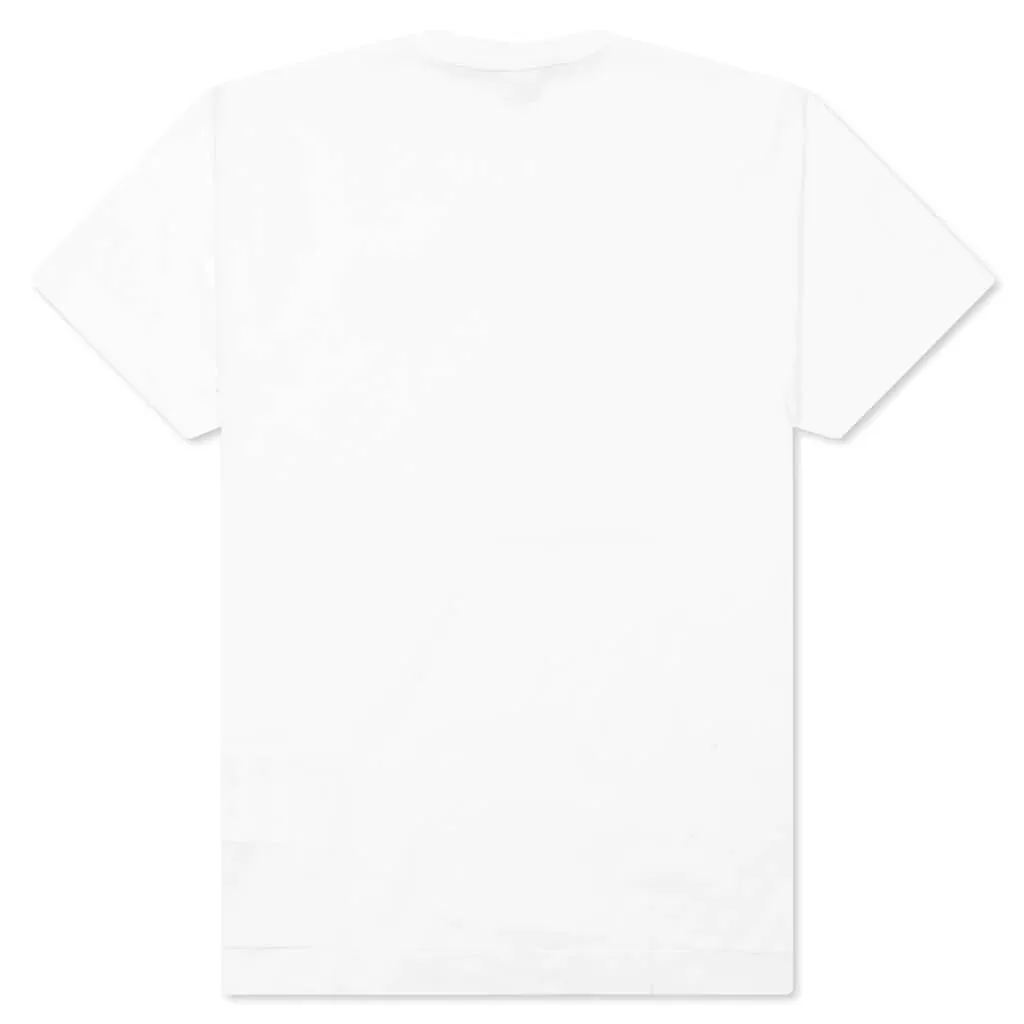 COMME des GARÇONS Play x Invader Pixel Heart T-Shirt - White