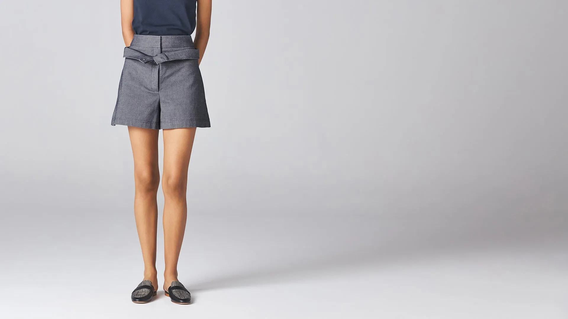 Dark Indigo Yama Shorts