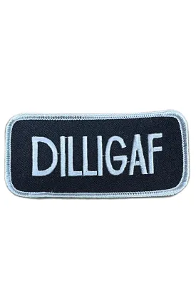 Dilligaf Send a Message Patch 4”x 1 3/4”