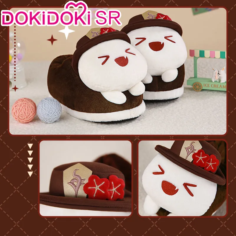 DokiDoki-SR Game Genshin Impact Cosplay Zhongli / Hutao / Xiao / Scaramouche / Tighnari Shoes Cutie Party Doujin Slippers Zhong Li Hu Tao Wanderer