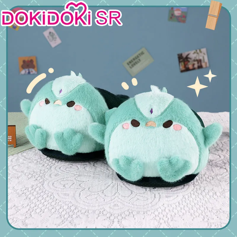 DokiDoki-SR Game Genshin Impact Cosplay Zhongli / Hutao / Xiao / Scaramouche / Tighnari Shoes Cutie Party Doujin Slippers Zhong Li Hu Tao Wanderer