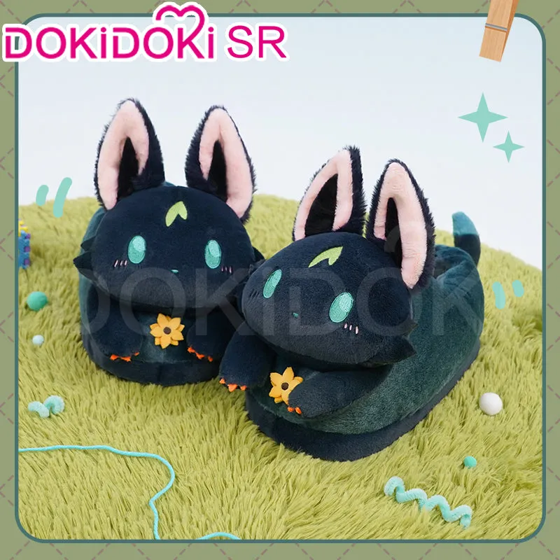 DokiDoki-SR Game Genshin Impact Cosplay Zhongli / Hutao / Xiao / Scaramouche / Tighnari Shoes Cutie Party Doujin Slippers Zhong Li Hu Tao Wanderer