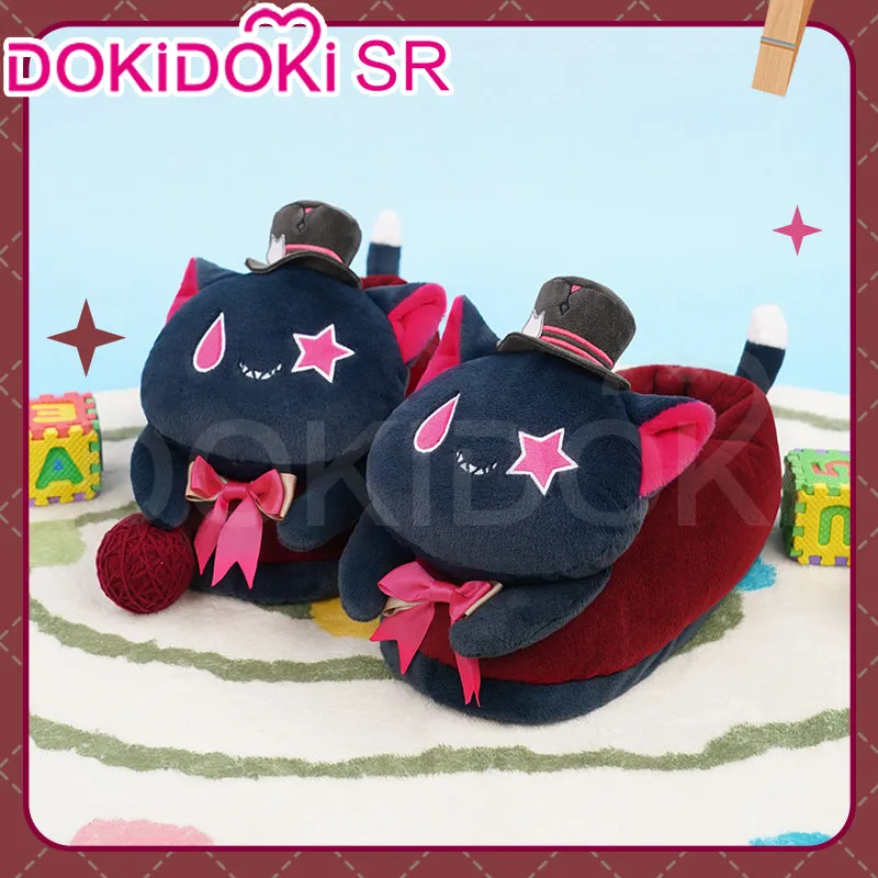 DokiDoki-SR Game Genshin Impact Cosplay Zhongli / Hutao / Xiao / Scaramouche / Tighnari Shoes Cutie Party Doujin Slippers Zhong Li Hu Tao Wanderer