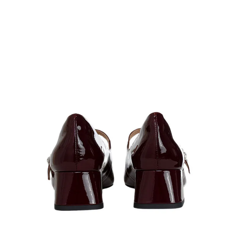 EVT04-XM0 Heels - Burgundy