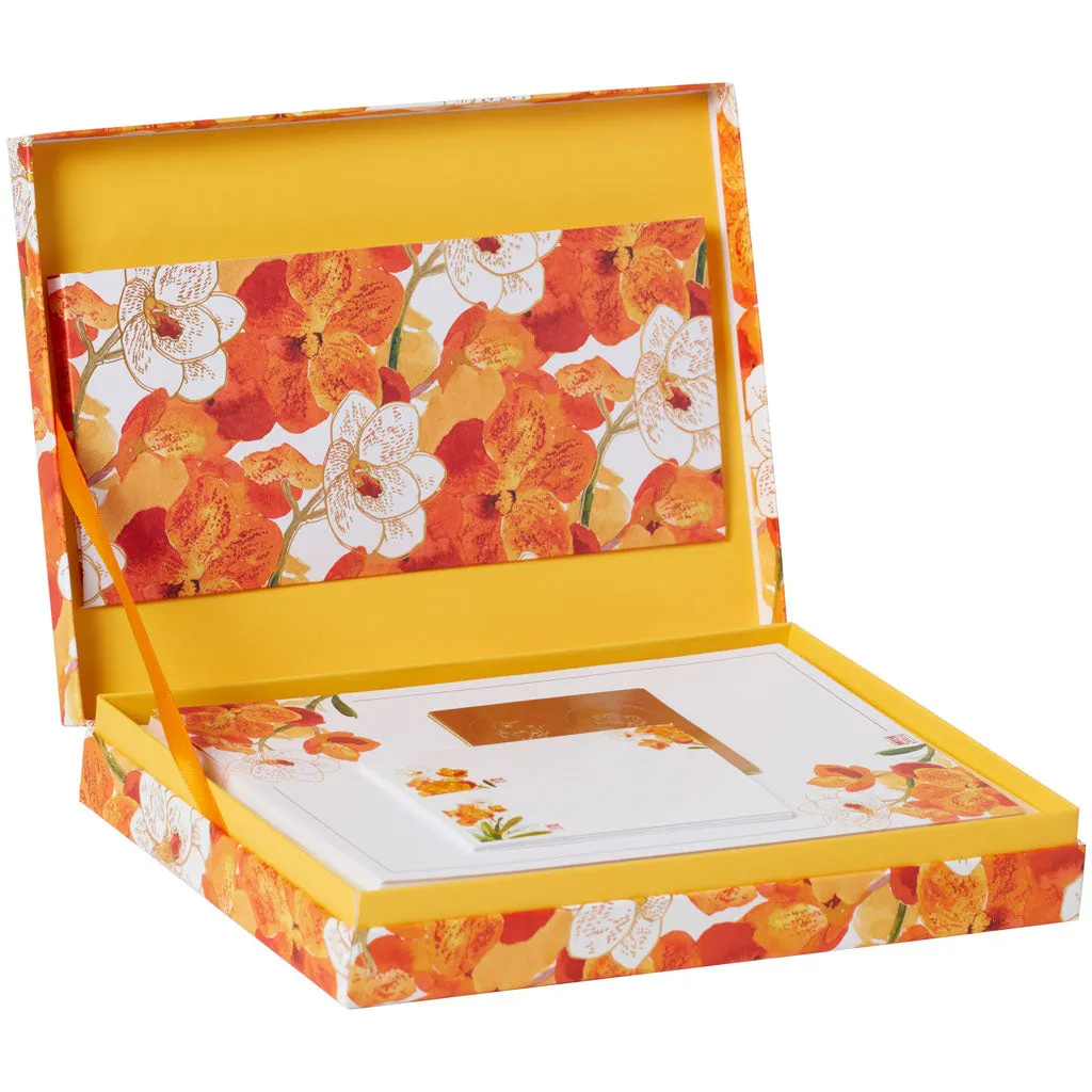 Exotic Orchids Writing Set