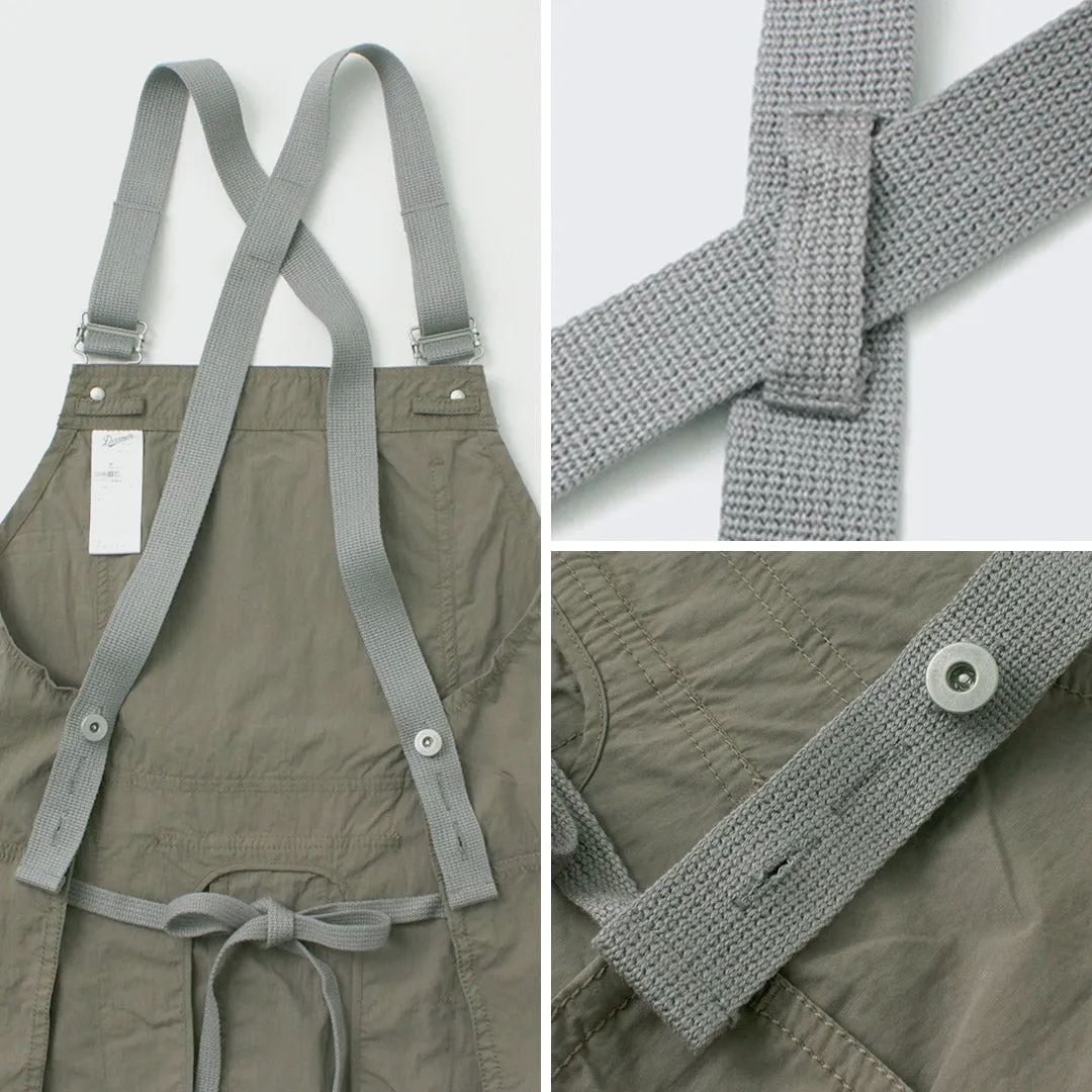 GARAGE GREEN WORKS / Danner Collaboration Cotton Nylon Buff Long Apron