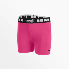 GIRL'S 4" PERFORMANCE SHORTS