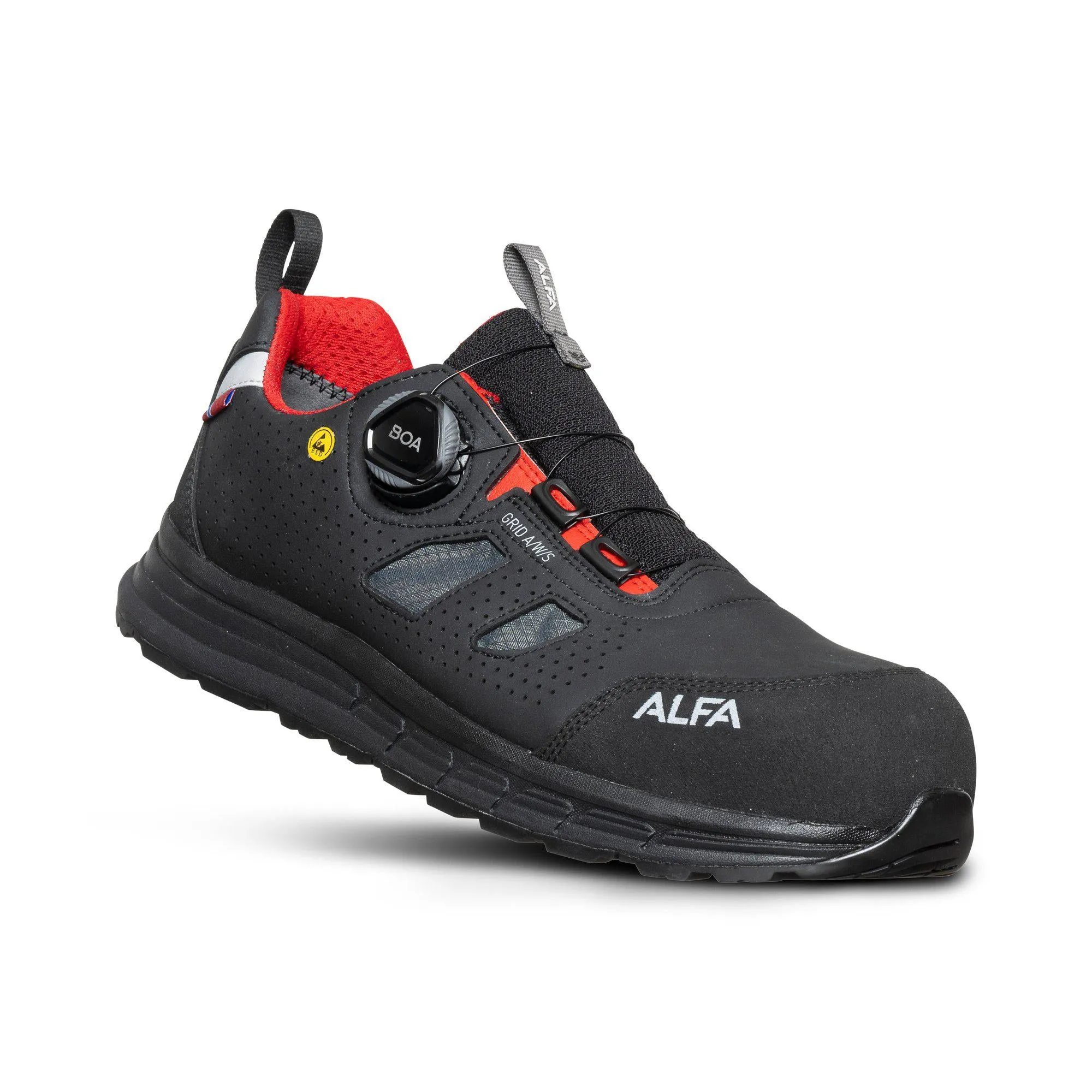 Grid AWS - Safety shoes - BLACK