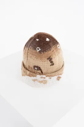 GSTAAD GUY - Saddle Brown cashmere/wool beanie