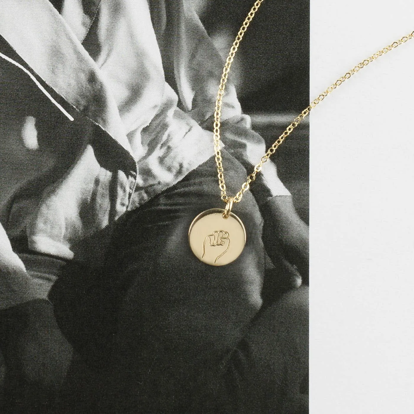 Hand Gestures Necklace