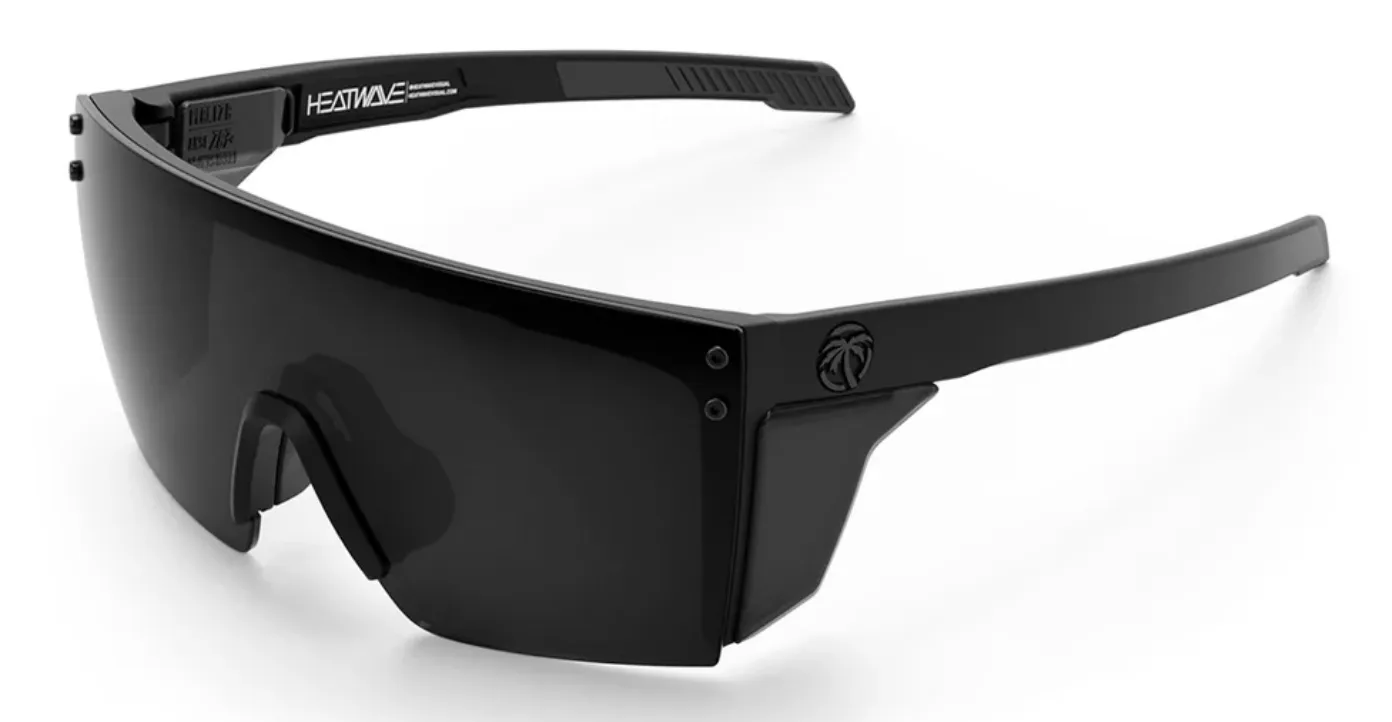 Heatwave Performance Lazer Face Sunglasses: Black Z87 