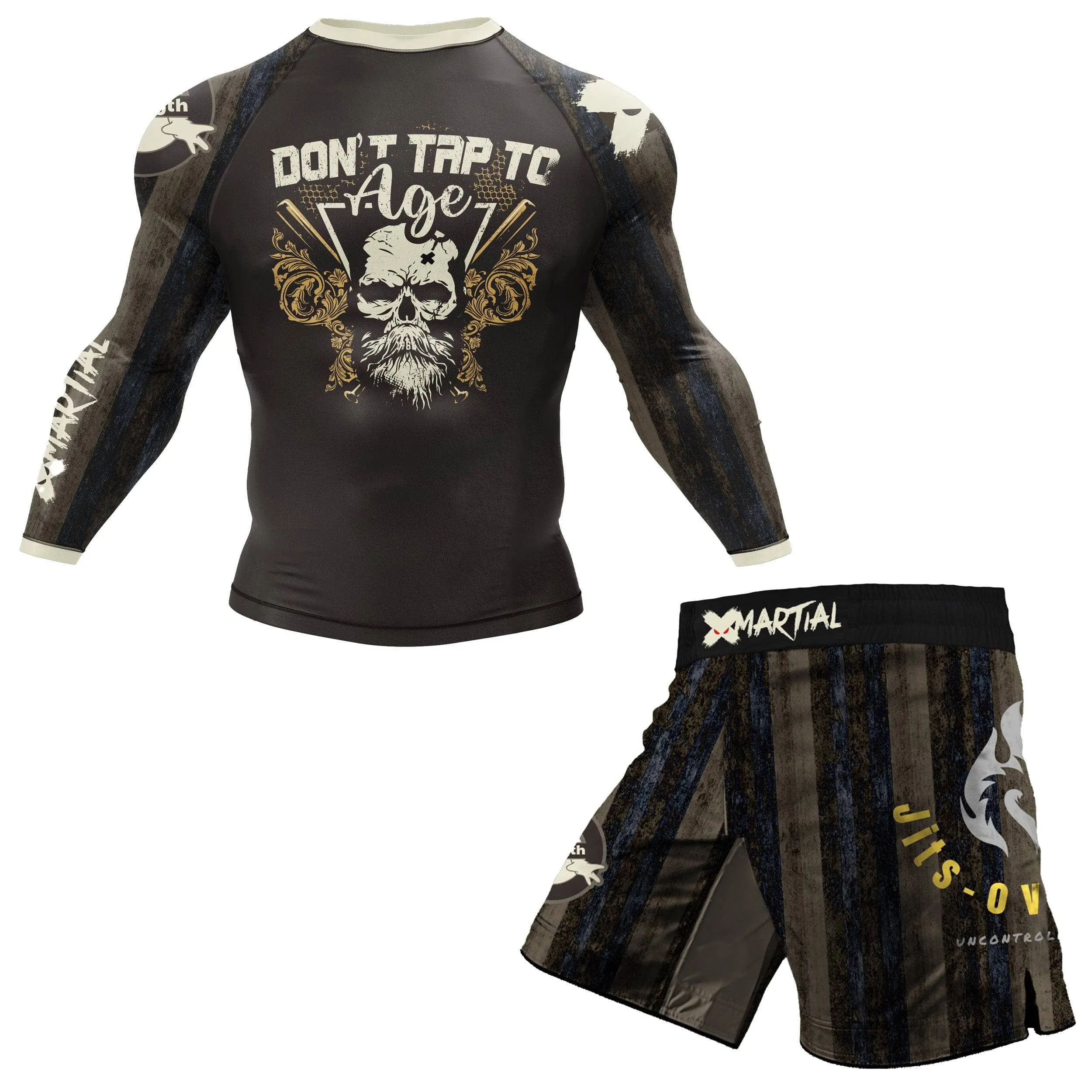 Jits Over 50 BJJ Rash Guard