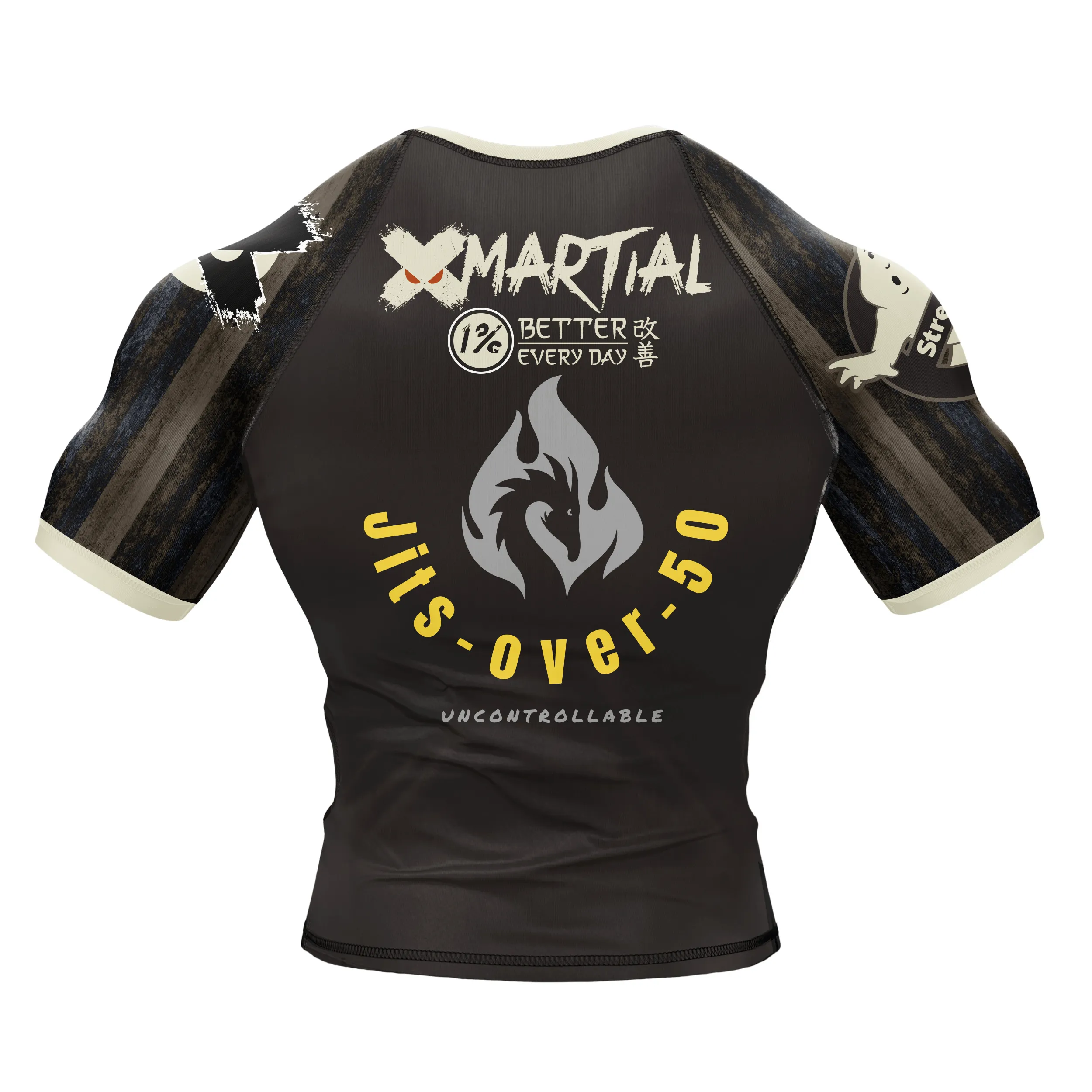 Jits Over 50 BJJ Rash Guard