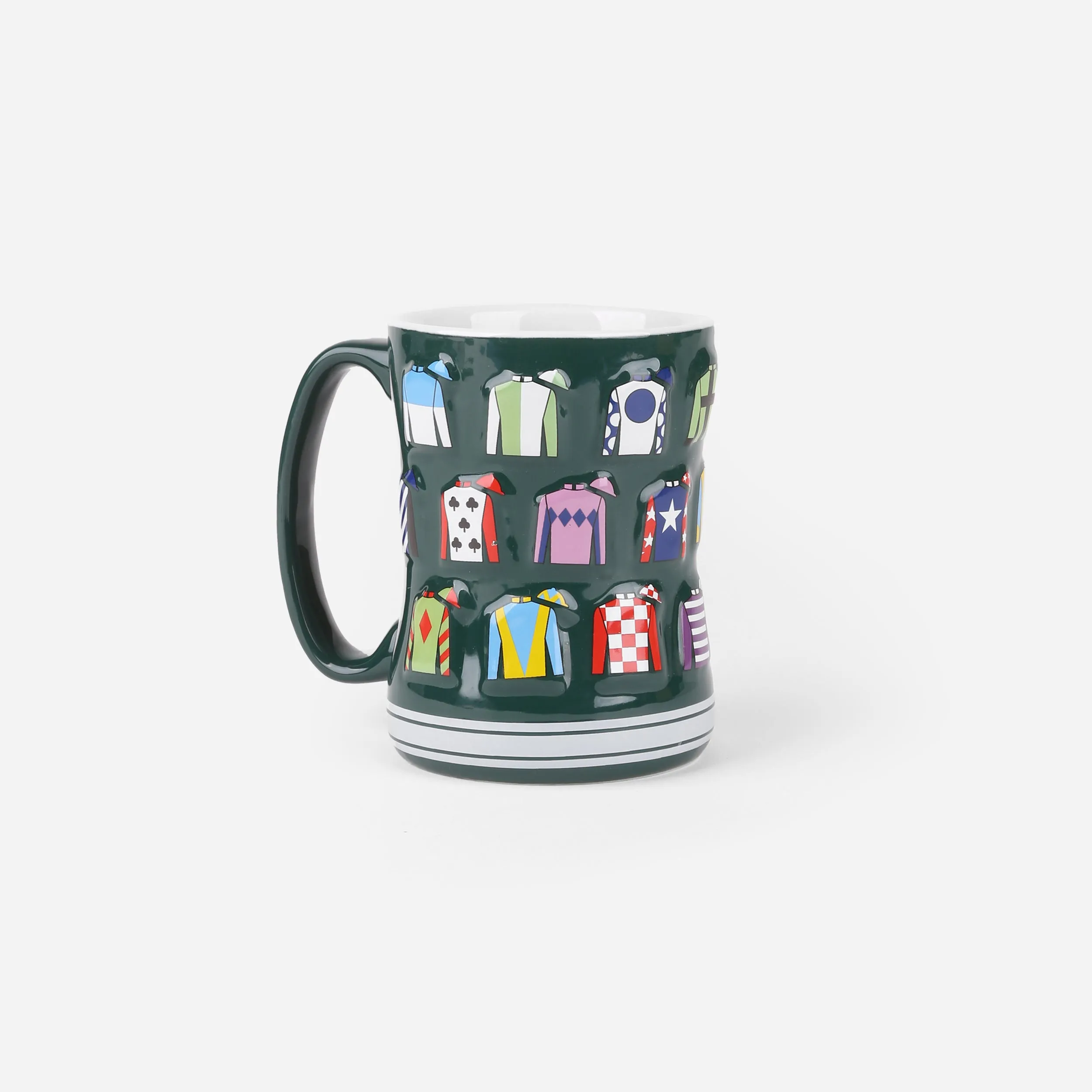 Keeneland Multi Silks Sculpted Mug