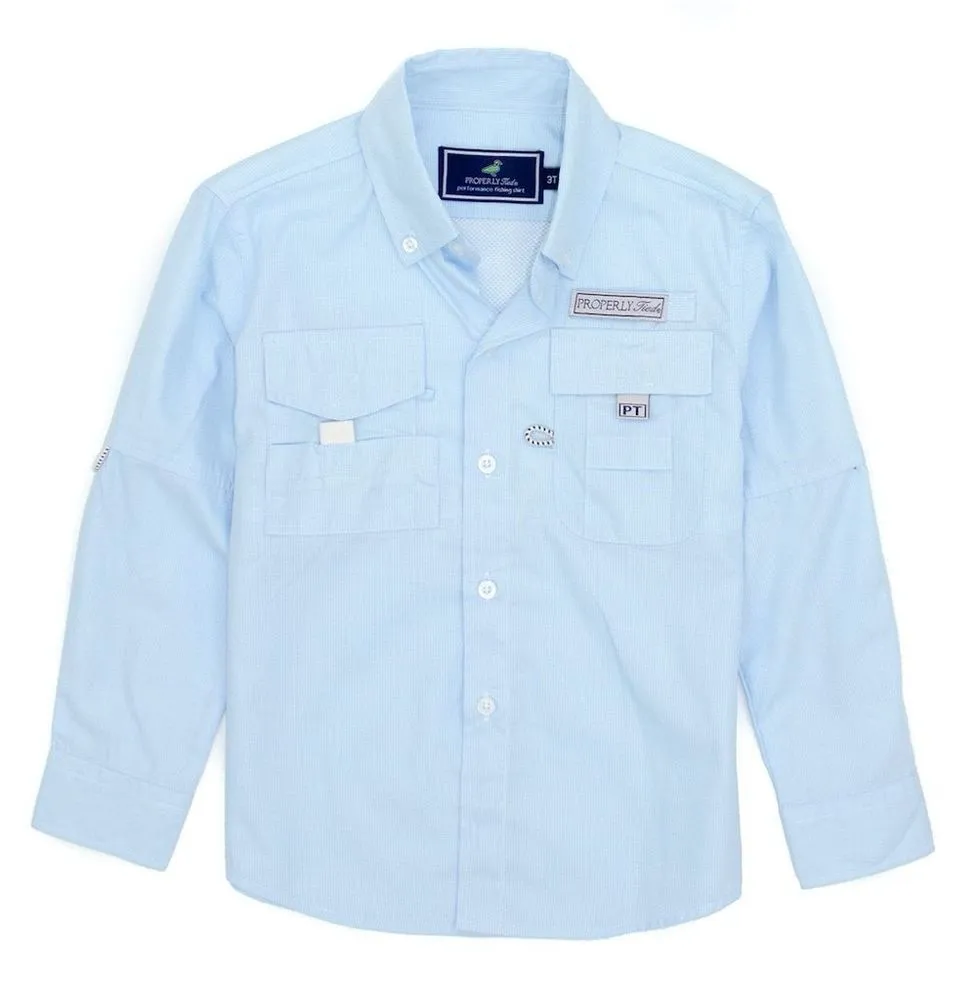 LD Performance Fishing Shirt Aqua