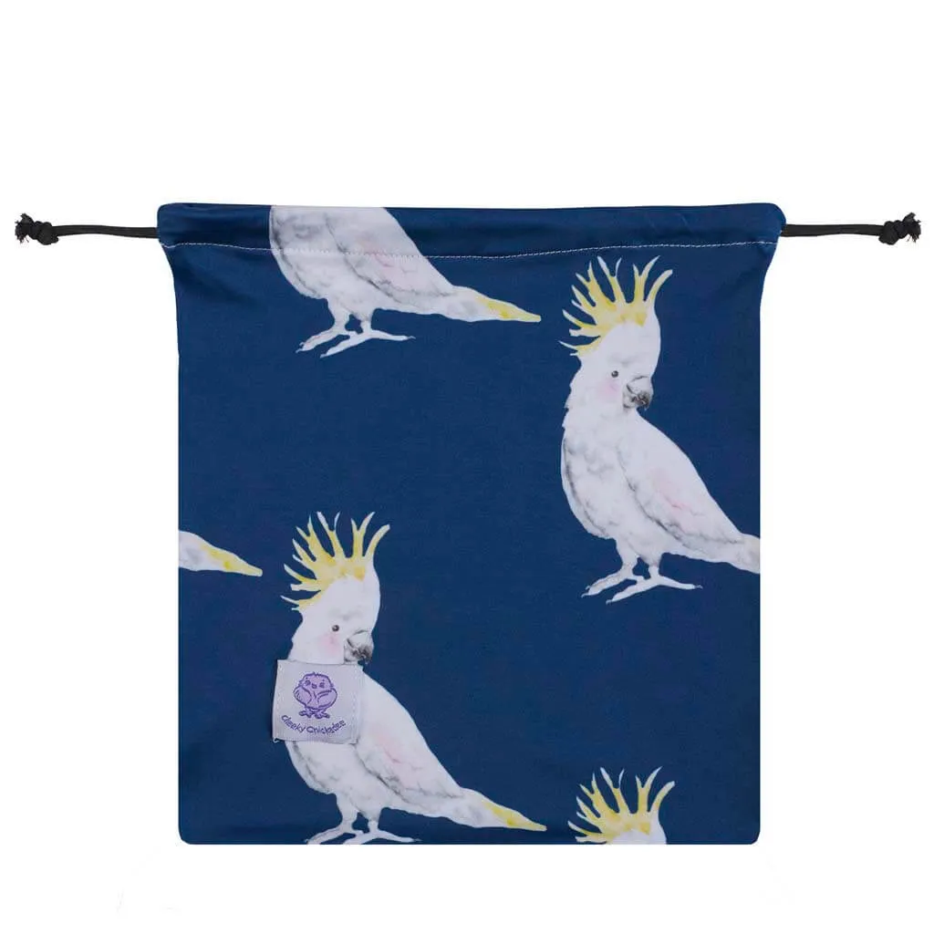 Navy Cockatoo Swim Shorts