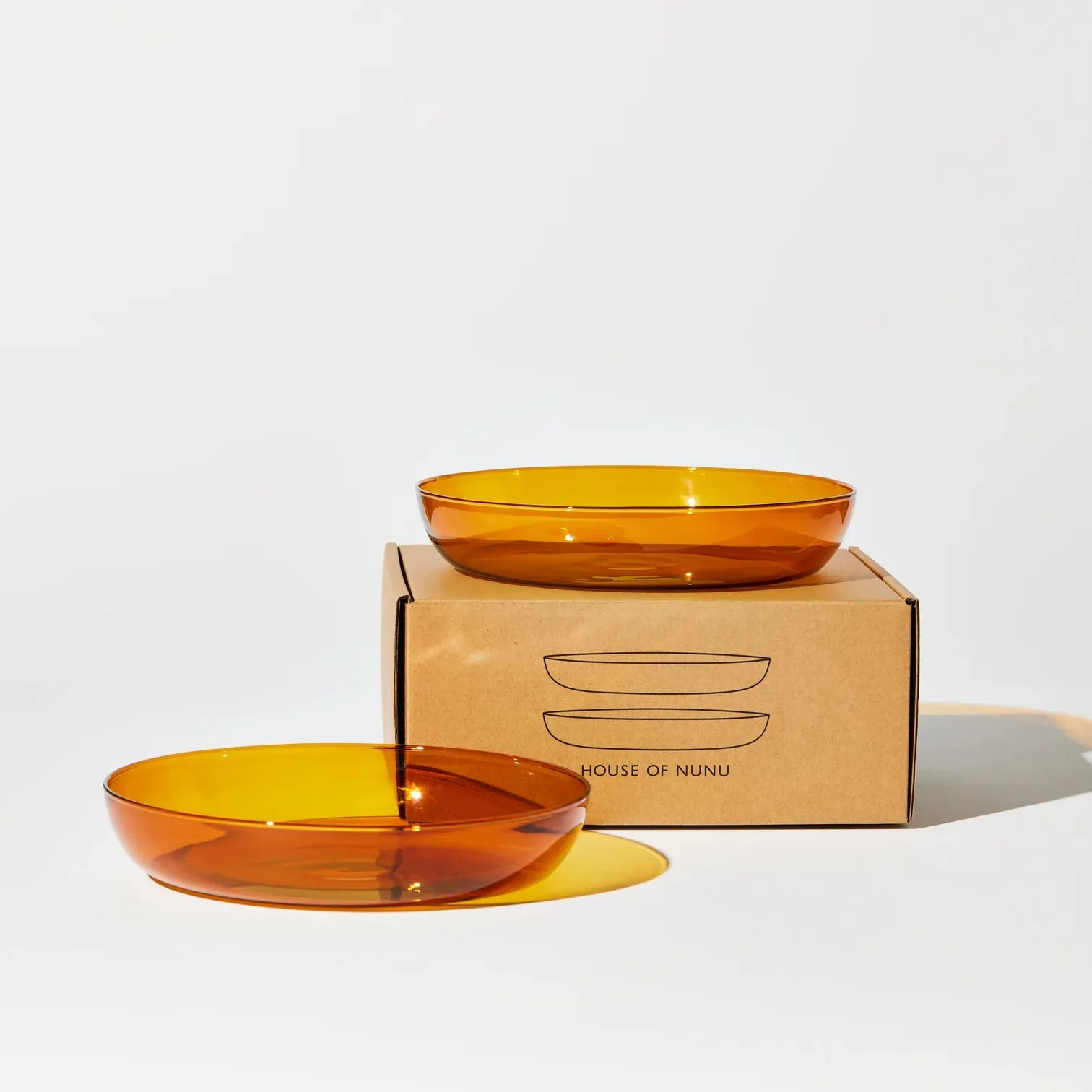 NUNU Abracadabra Plates Set 2 AMBER