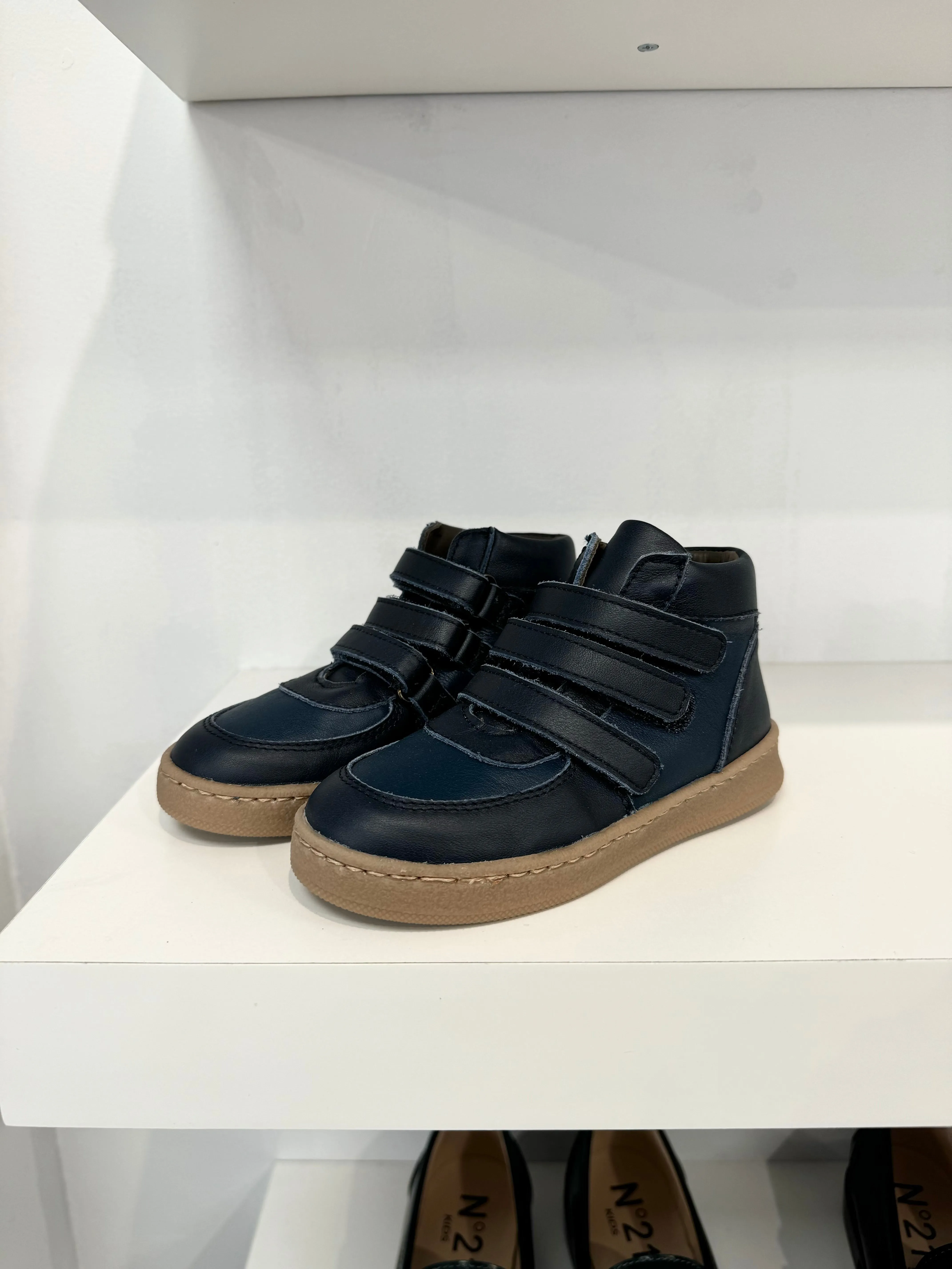 Papanatas Navy Velcro Sneaker