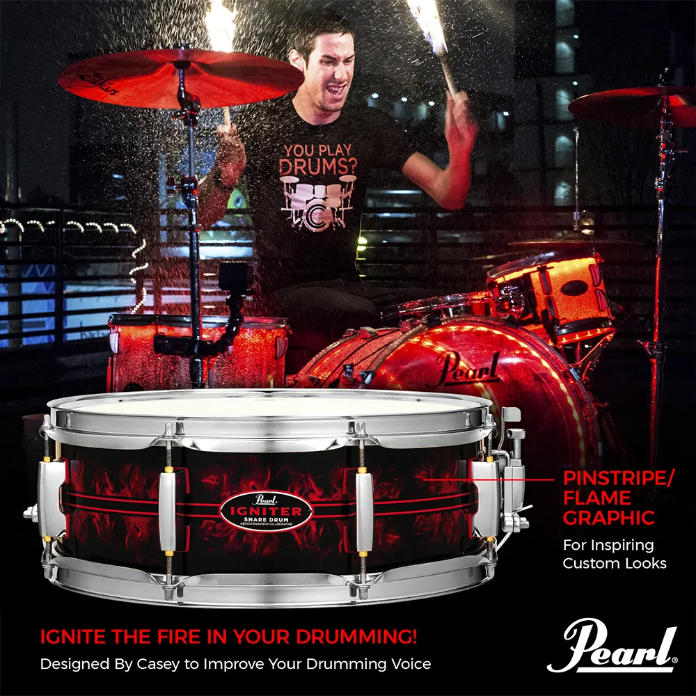 Pearl IGNITER Casey Cooper Collaboration Snare Drum