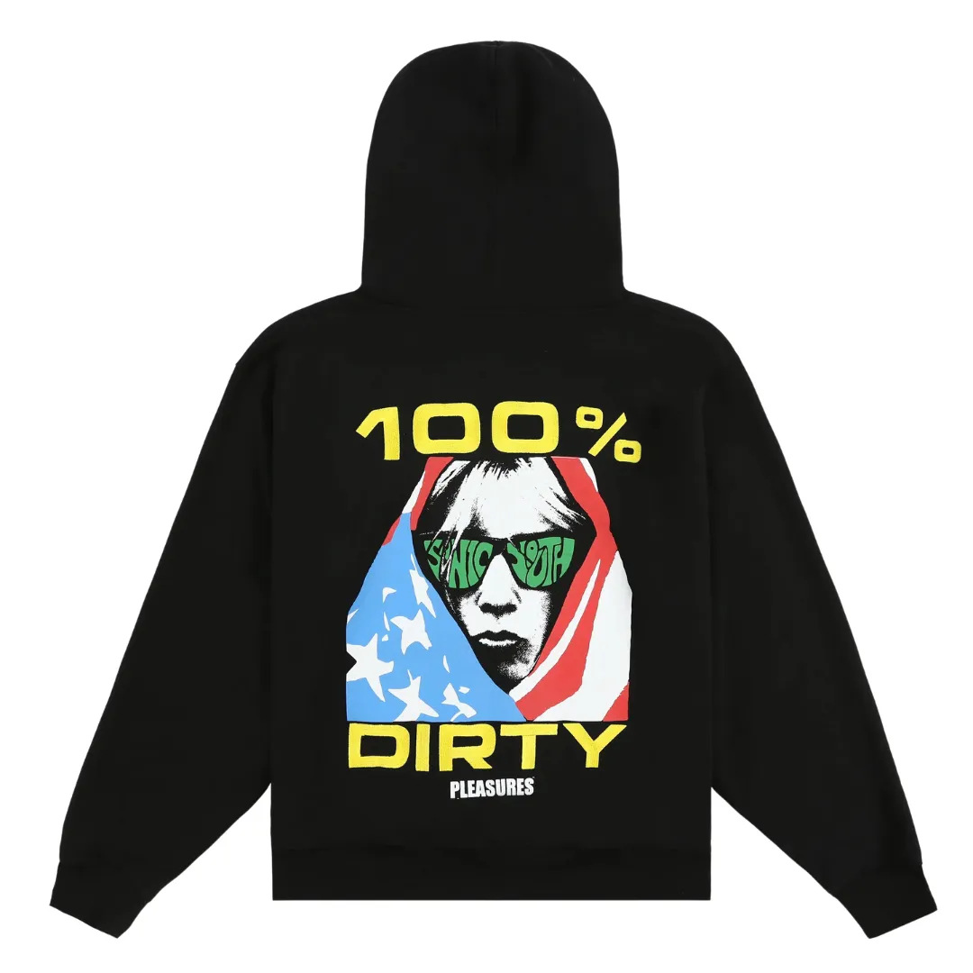 Pleasures x Sonic Youth Dirty Hoodie - Black