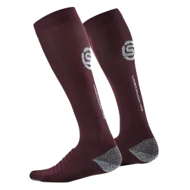 SKINS SERIES-3 UNISEX PERFORMANCE SOCK BURGUNDY