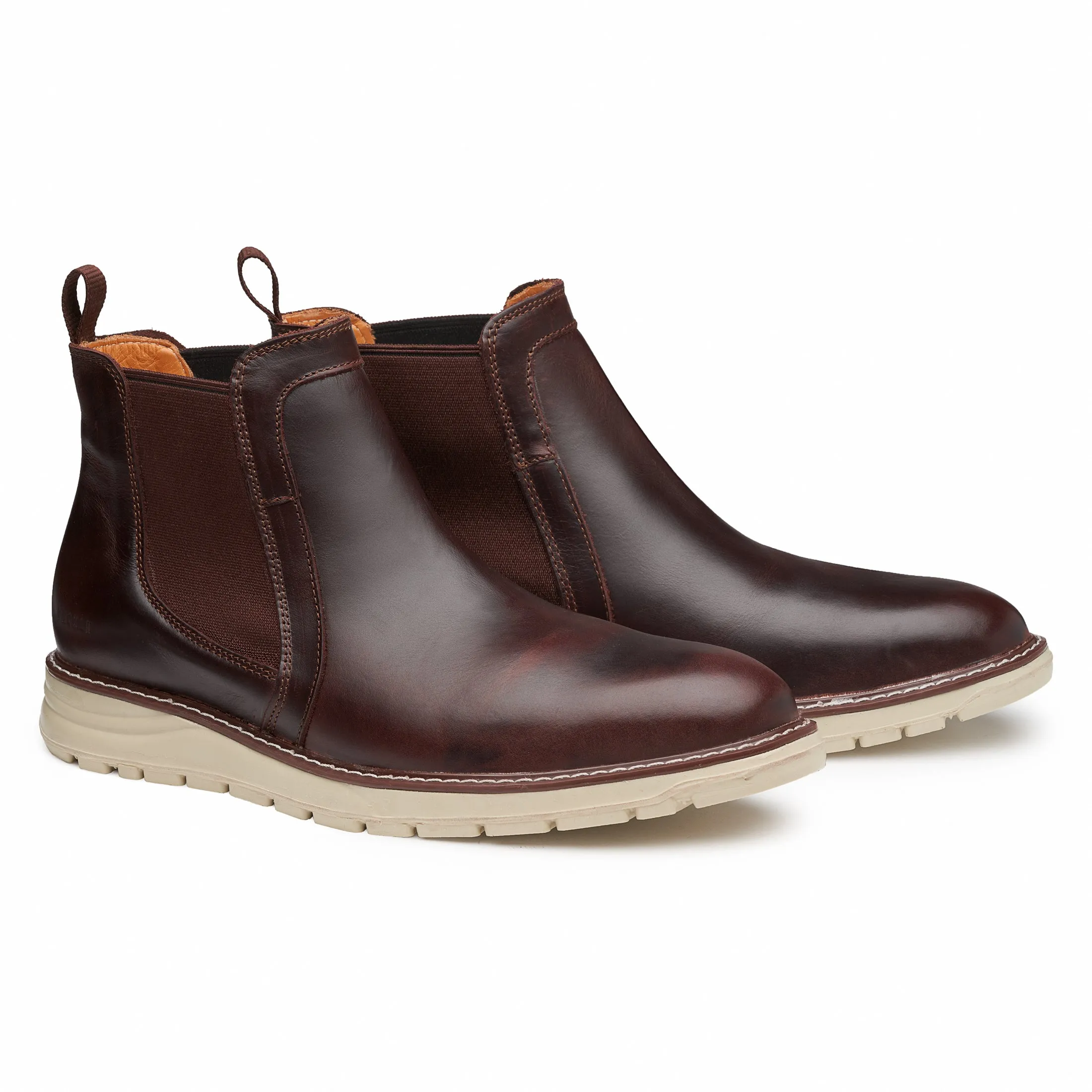 STEEL TOE CHELSEA BOOT BECKS BROWN