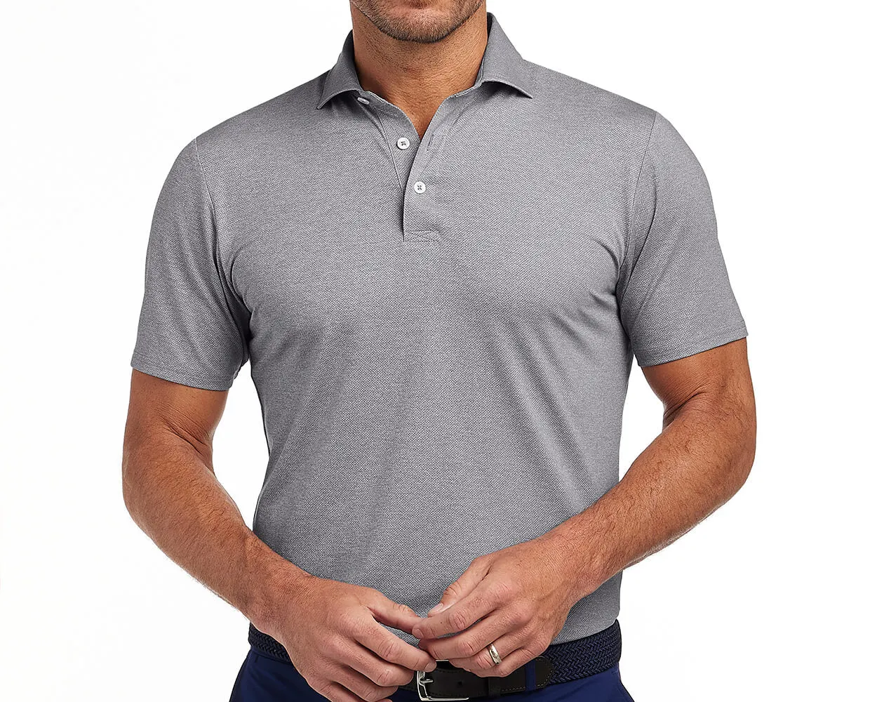 The Bradley Shirt: Heathered Gray