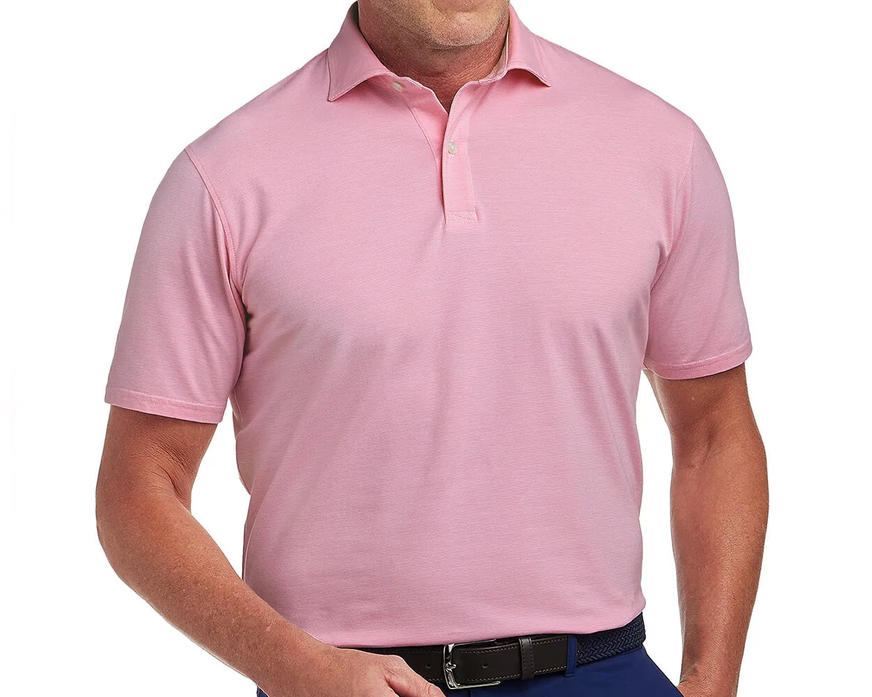 The Holland Shirt: Heathered Scotch Pink