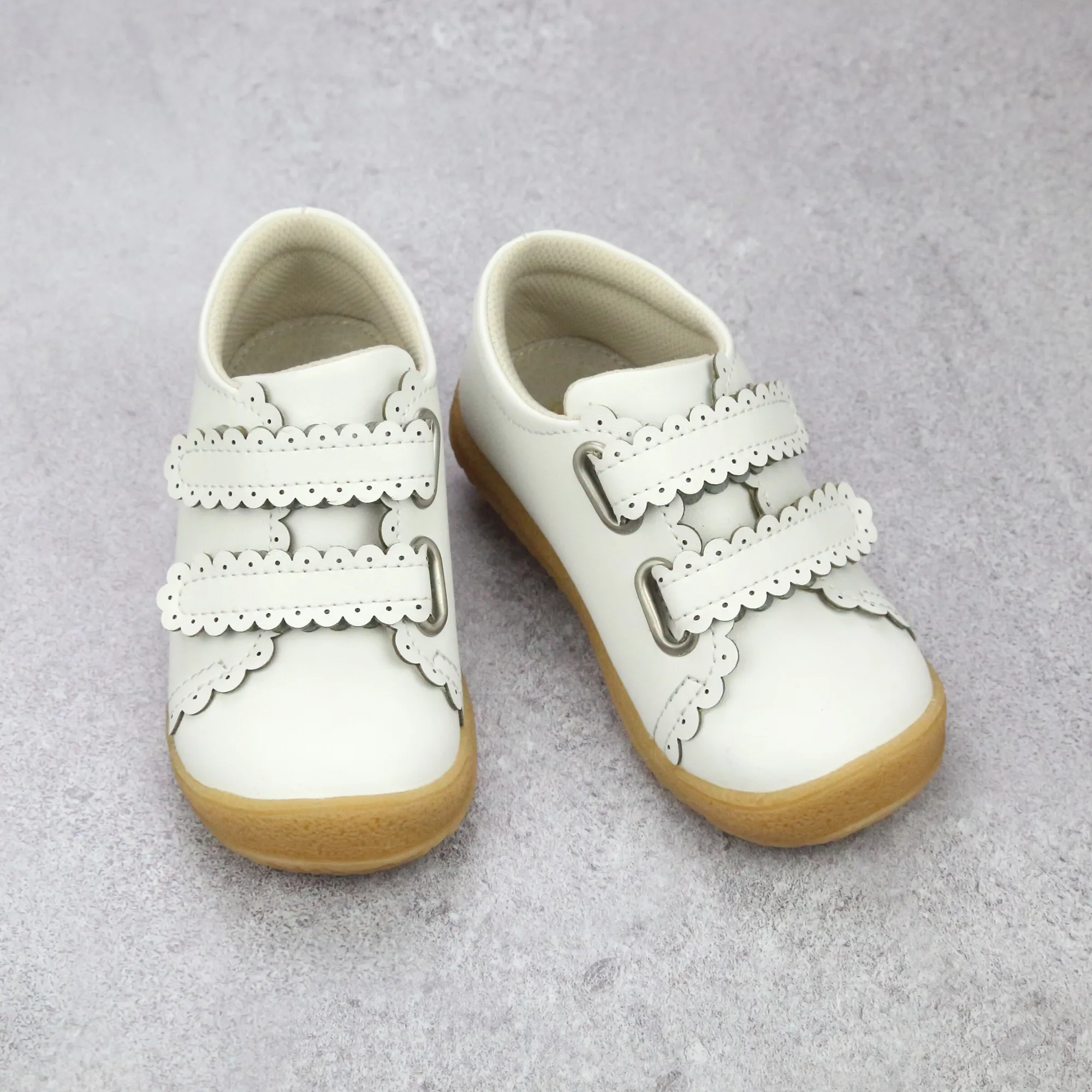 Toddler Girls Marisa Scalloped Double Strap Sneaker