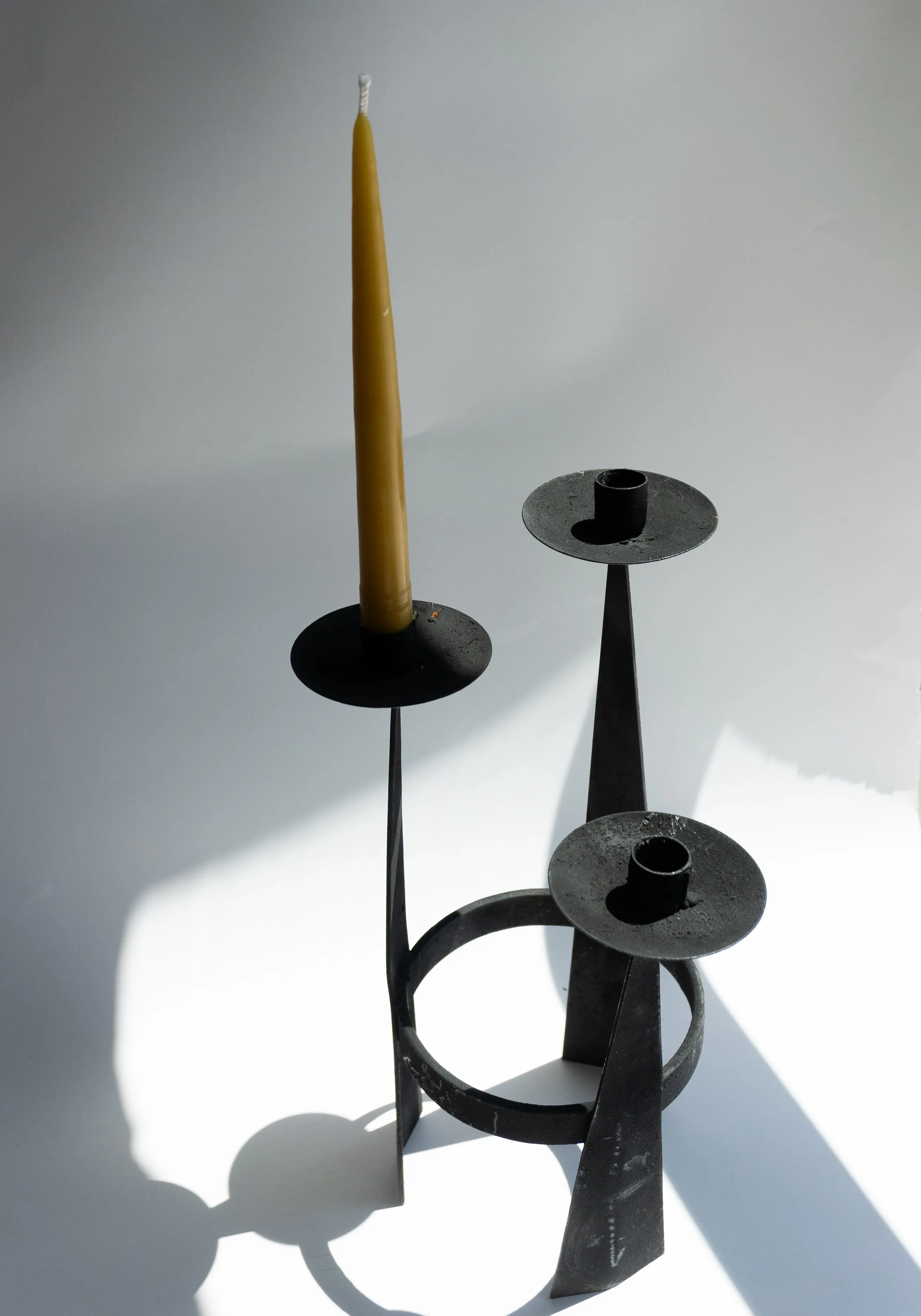 Vintage Brutalist Candelabra