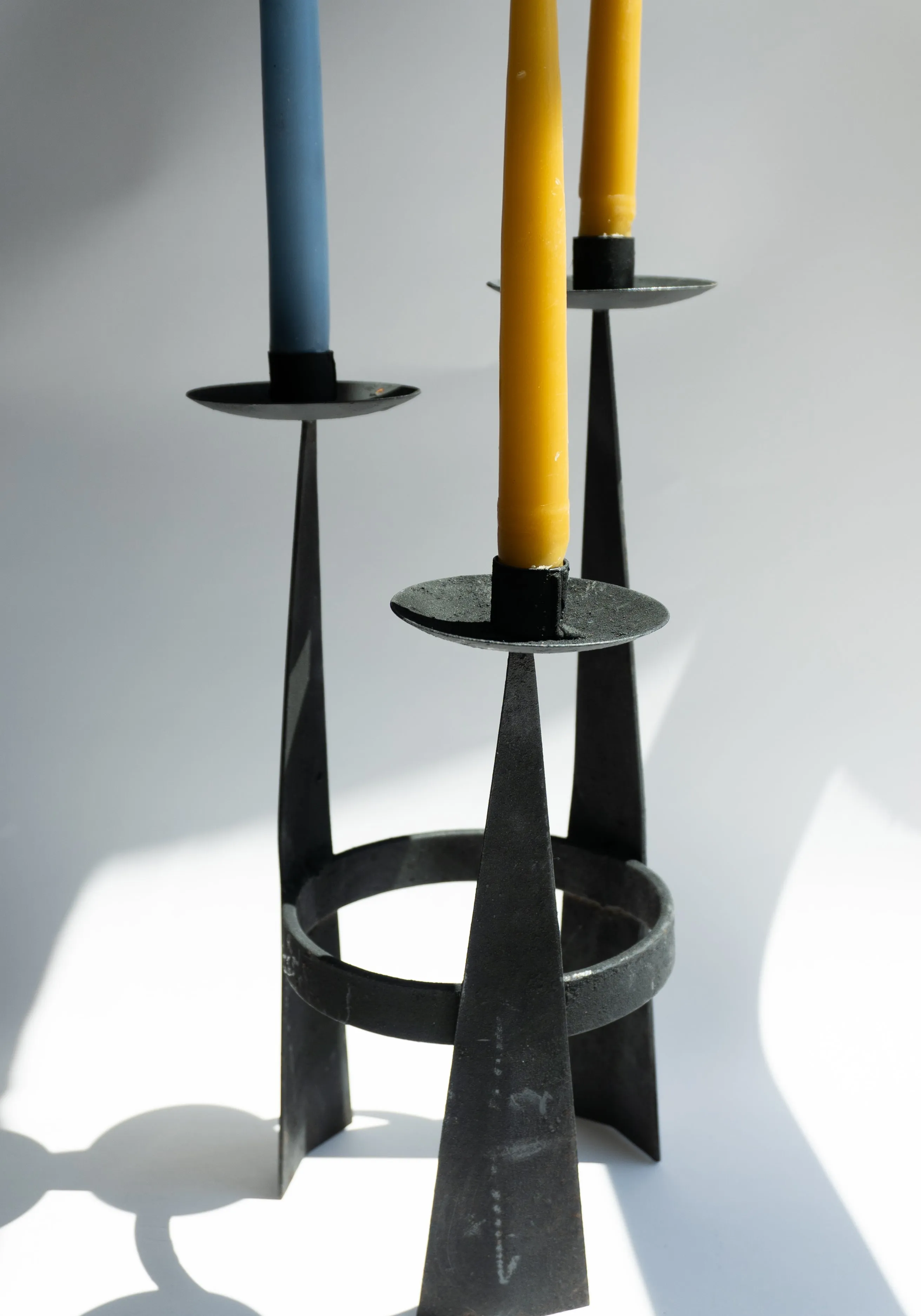 Vintage Brutalist Candelabra