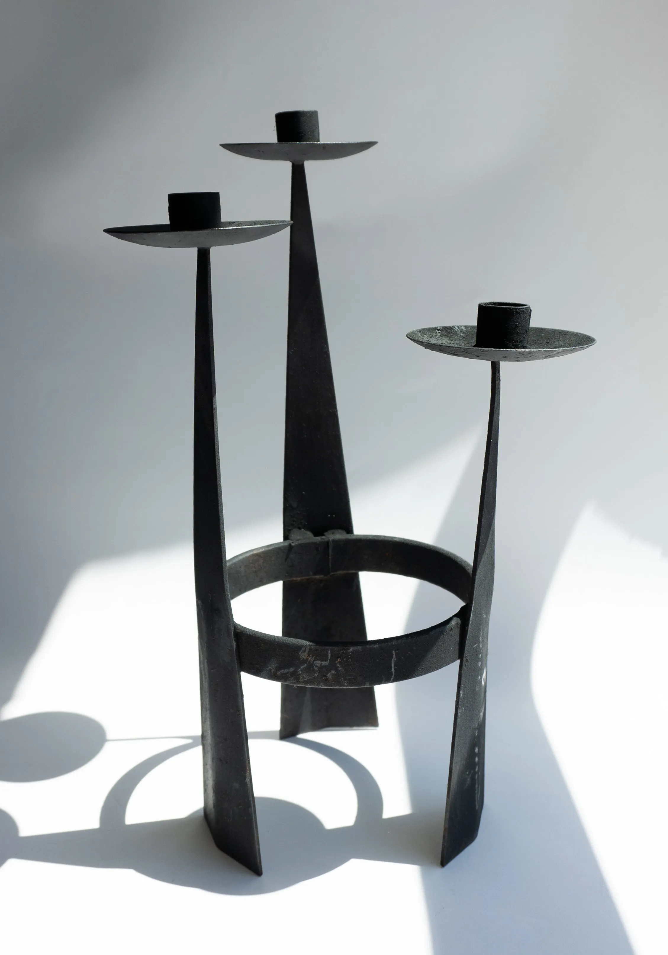 Vintage Brutalist Candelabra