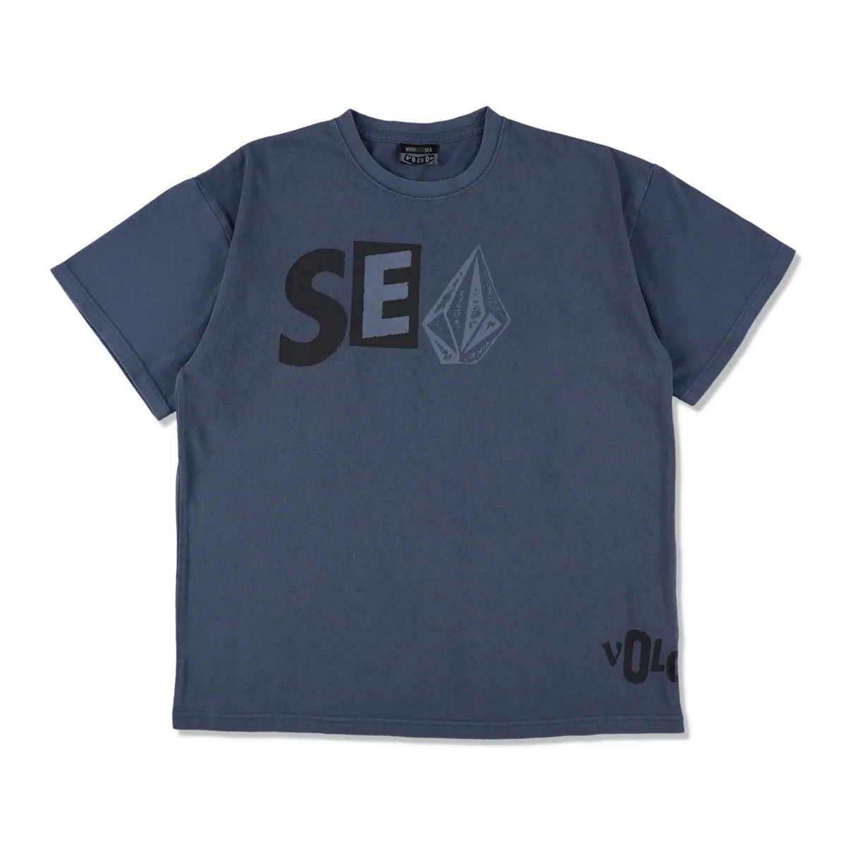 VOLCOM x WDS Collaboration S/S Tee (SEA Stone) / JADE_BLUE