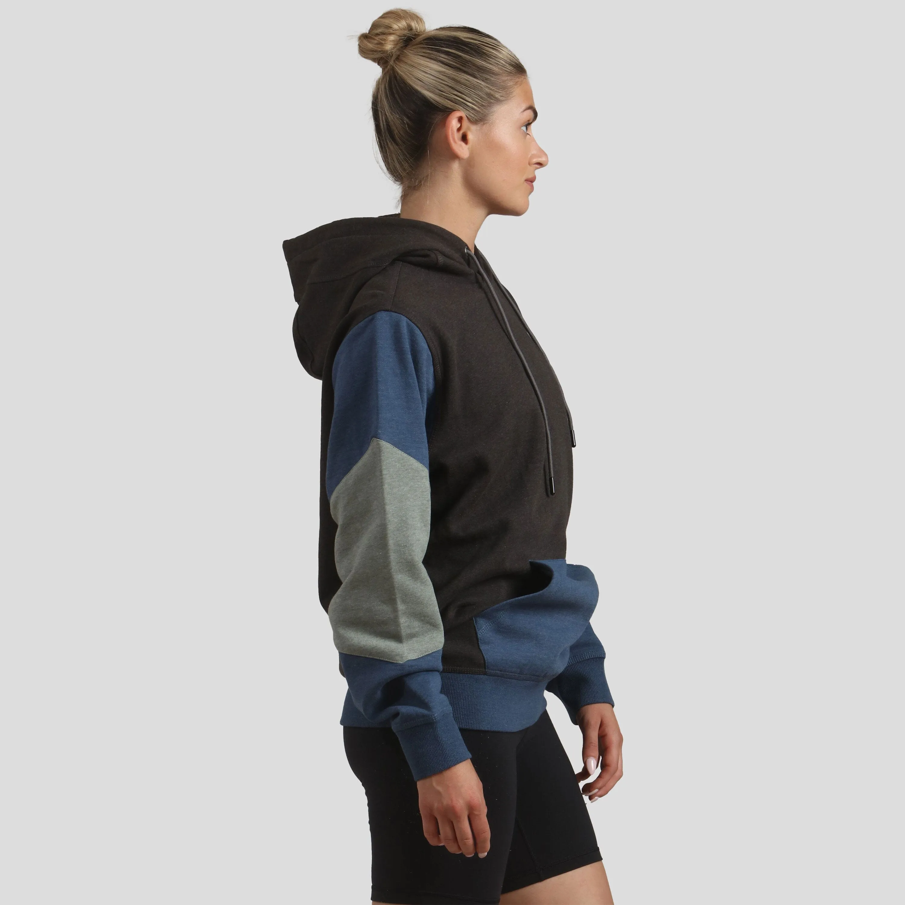 Women's Drew Colorblock Oversized  Hooded Sweatshirt